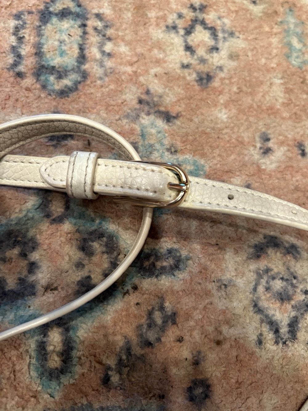 Tory Burch Pebbled Leather Wristlet Wallet in Off-White - Picture 15 of 15